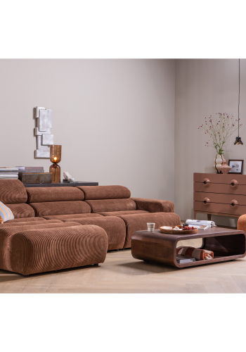 WOOOD Elle H�nglampa Liten Glas Brun