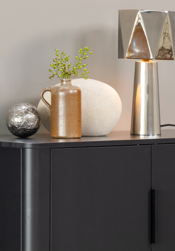 WOOOD Rea Bordlampa Metall Krom