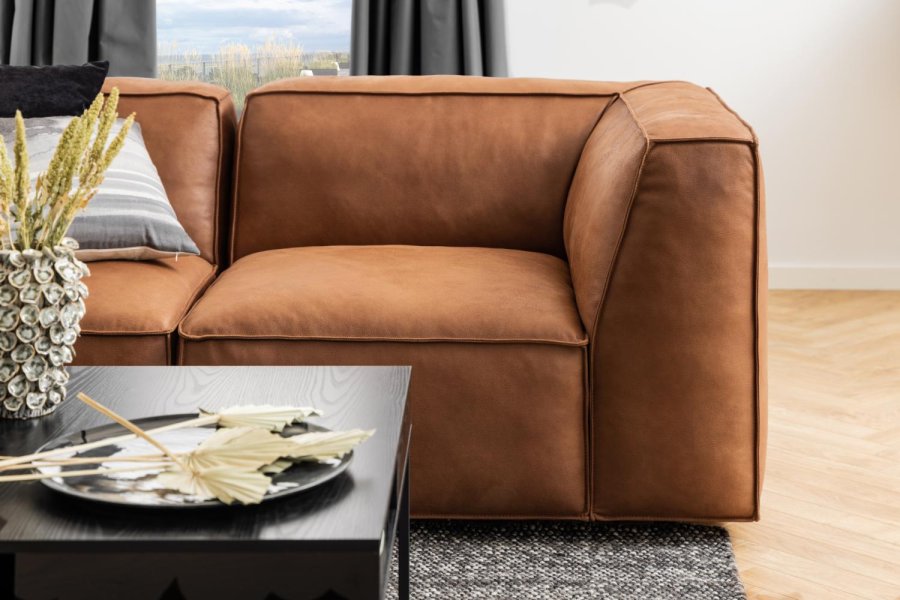 ACT NORDIC Willford sofabord, m. 1 rum, kvadratisk - sort ask melamin og sort metal (80x80)