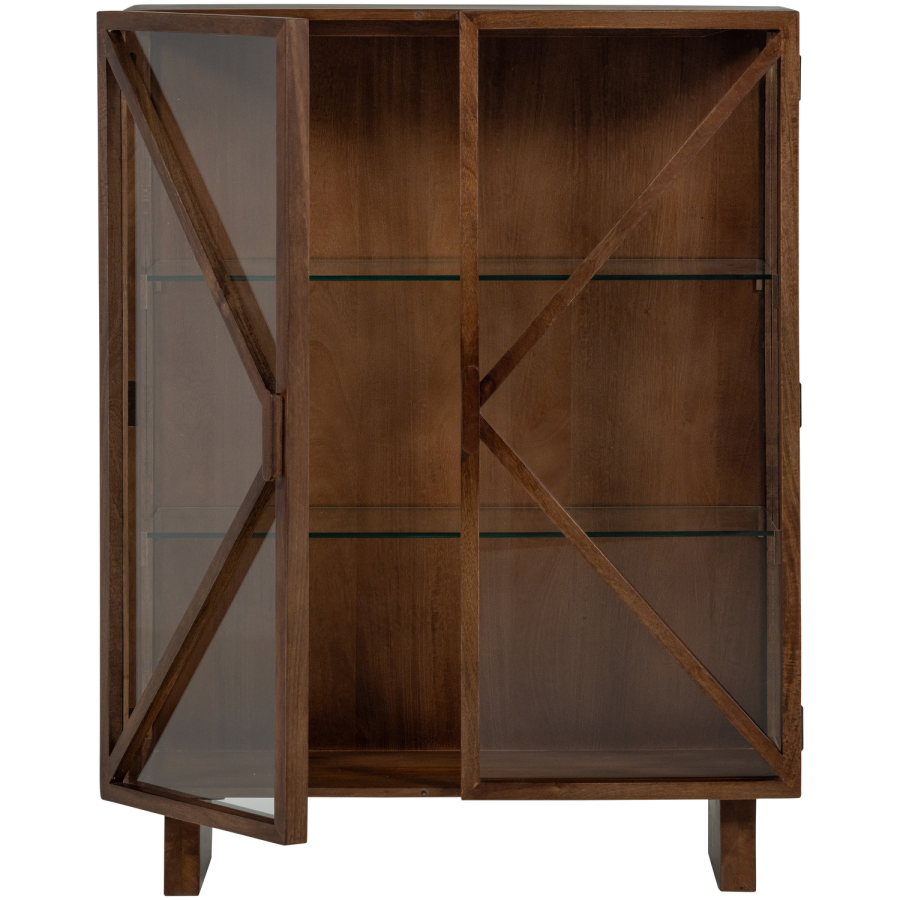 WOOOD Kella skap med 2 d�rer i mangotre, brunt