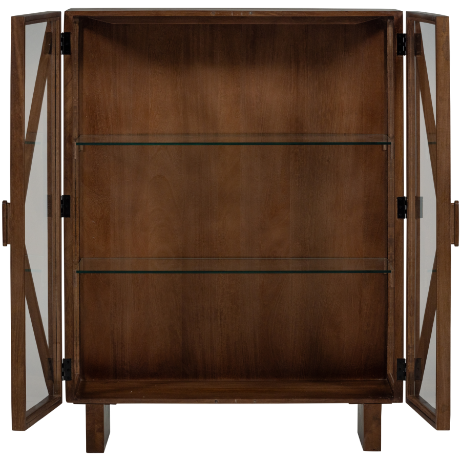 WOOOD Kella skap med 2 d�rer i mangotre, brunt