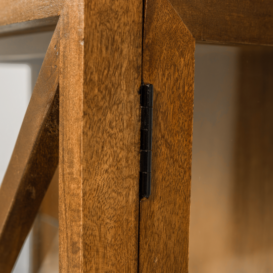 TRE Kella 2-d�rs skap Mangotre Naturlig