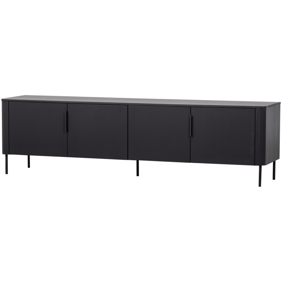WOOOD Gunnar TV-skap 200 cm matt svart [Fsc]
