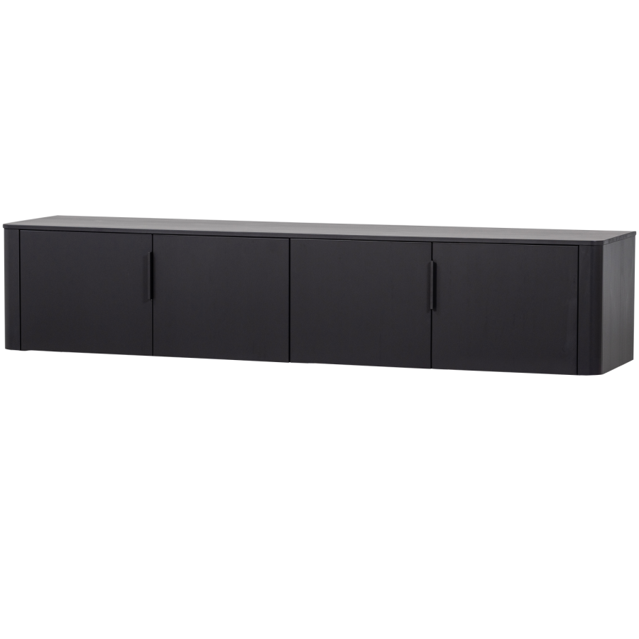 WOOOD Gunnar TV-skap 200 cm matt svart [Fsc]