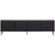 WOOOD Gunnar TV-skap 200 cm matt svart [Fsc]