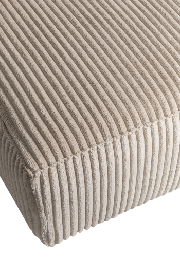 WOOOD Bean sofa, m. venstre chaiselong - travertin fljl stof