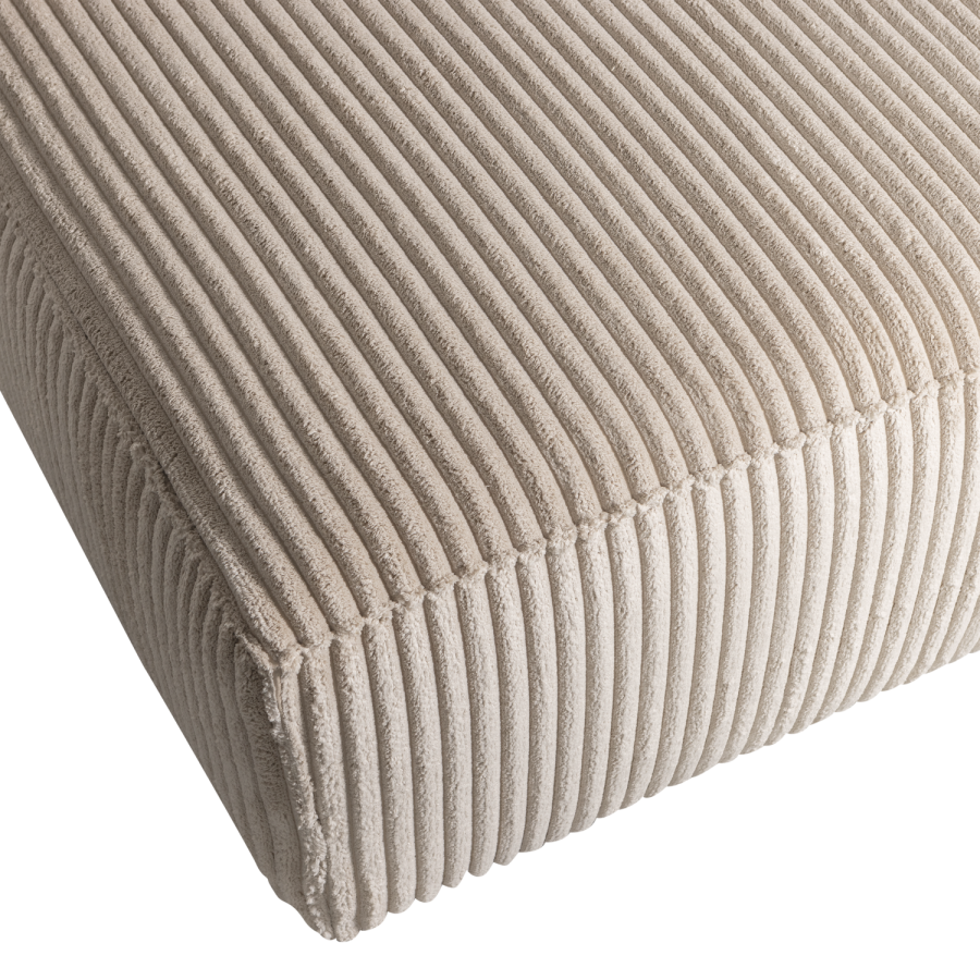 WOOOD Bean sofa, m. venstre chaiselong - travertin fljl stof