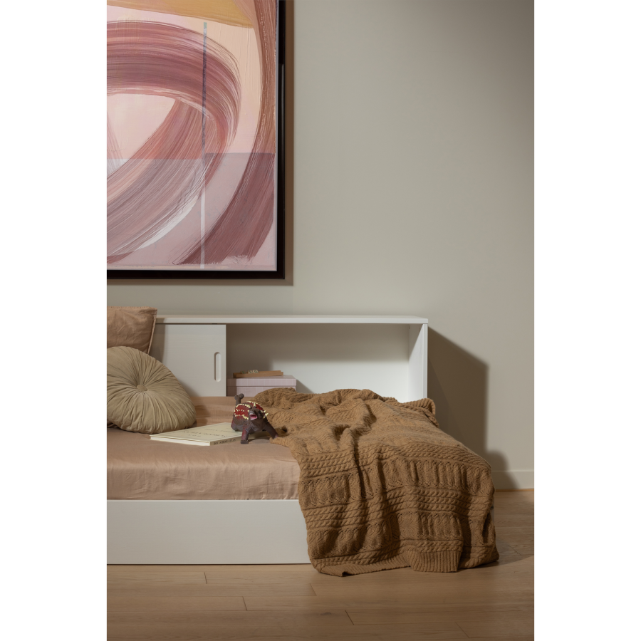 WOOOD Carter seng furu hvit 90x200 cm [Fsc]