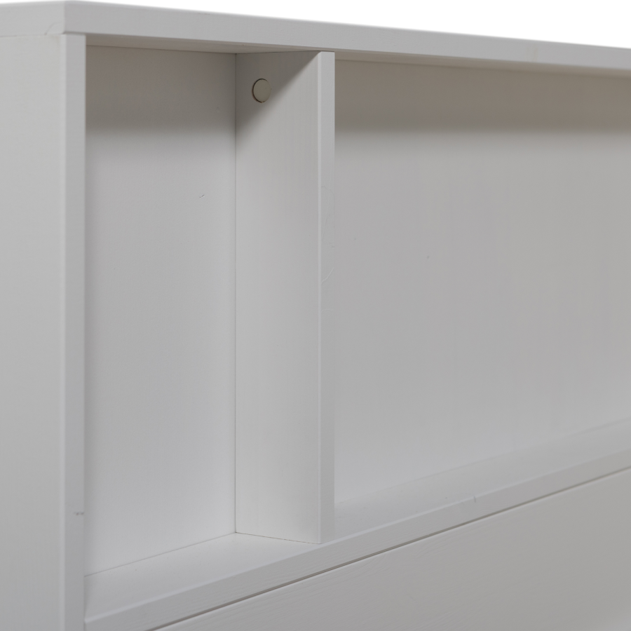 WOOOD Carter seng furu hvit 90x200 cm [Fsc]