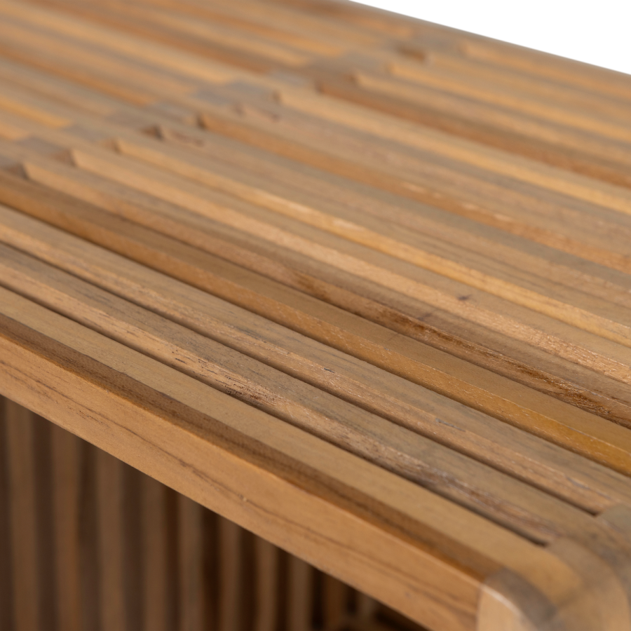 WOOOD Jasmijn sidebord resirkulert teak natur - sett med 2