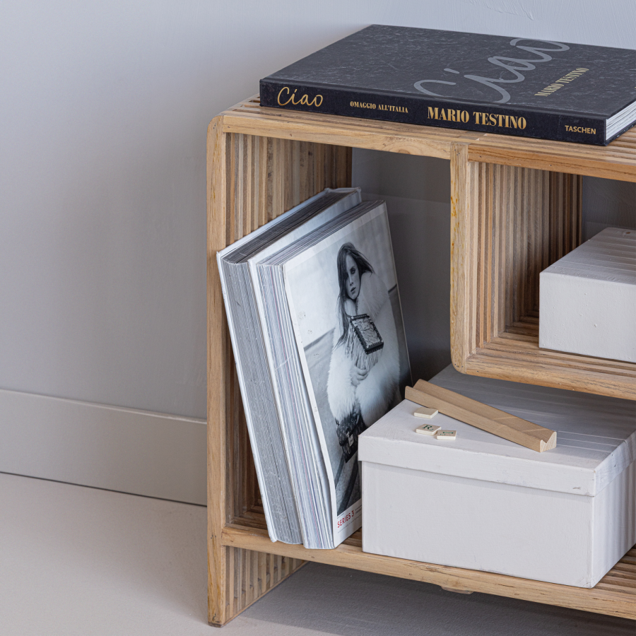 TRE Jasmijn Sidebord Resirkulert biff Naturlig