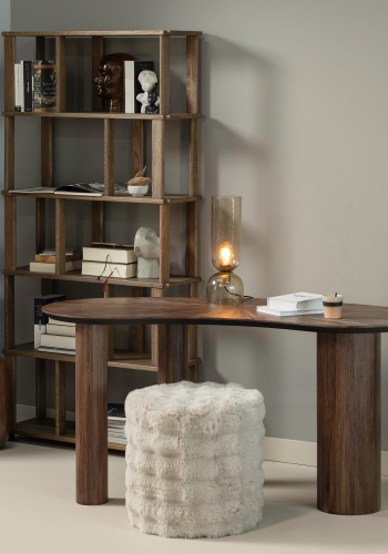 WOOOD Sun Organic Sidebord/Skrivebord Resirkulert Teak Brun