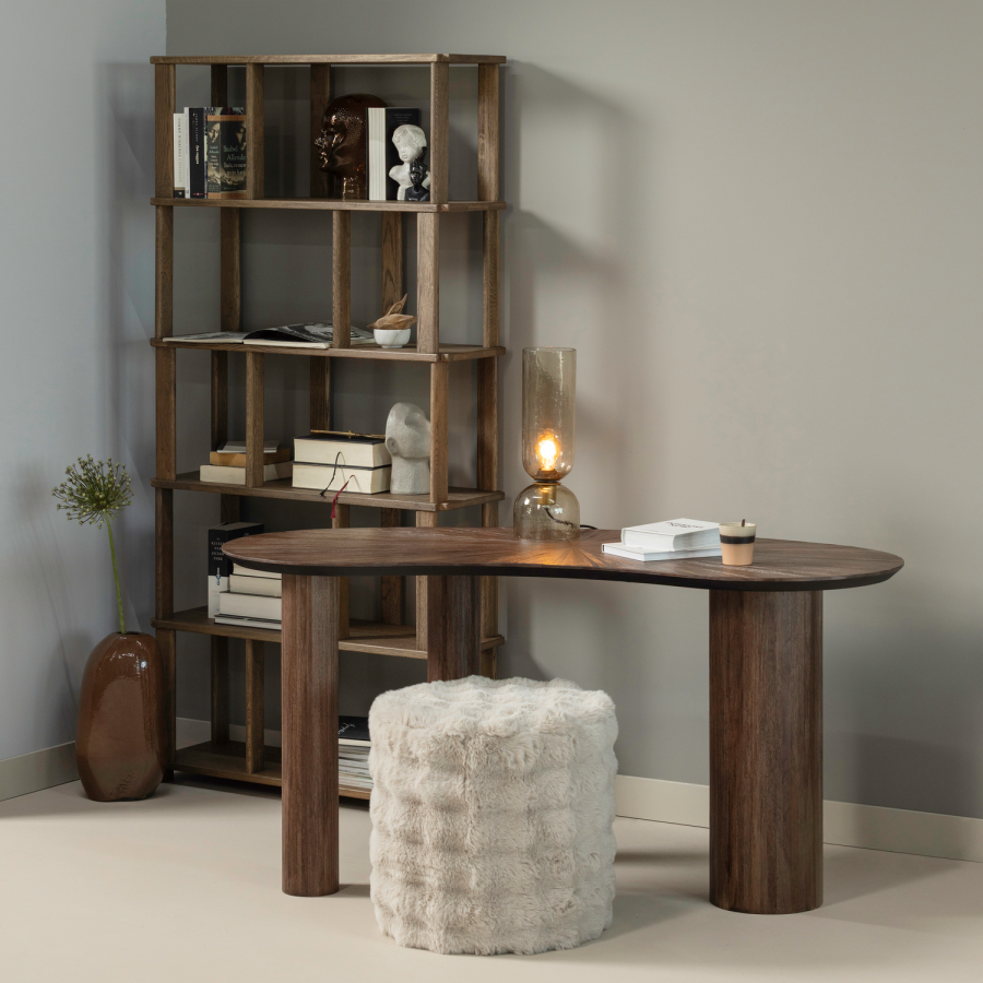 WOOOD Sun Organic Sidebord/Skrivebord Resirkulert Teak Brun