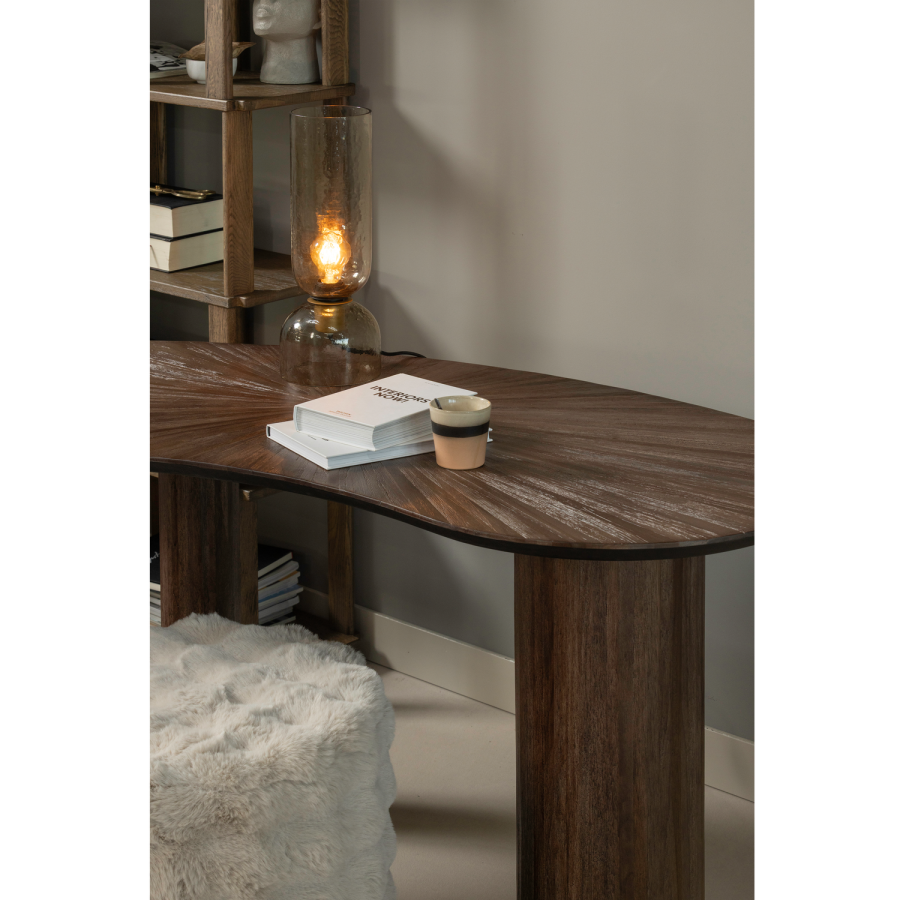 WOOOD Sun Organic Sidebord/Skrivebord Resirkulert Teak Brun