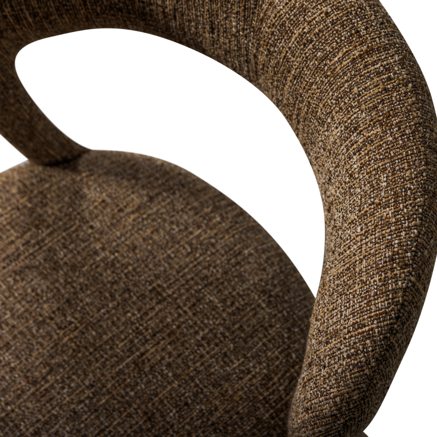 WOOOD Noble Matstol M&ouml;rkbrun Melange