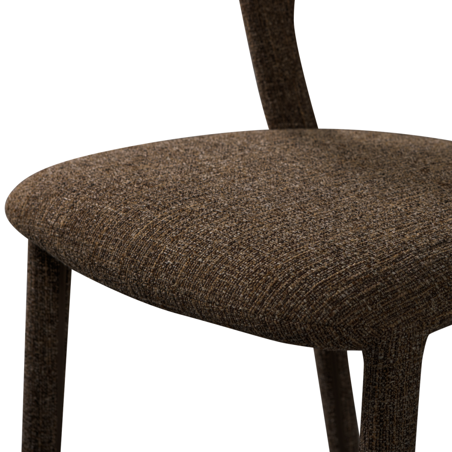 WOOOD Noble Matstol M&ouml;rkbrun Melange