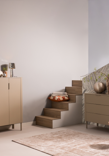 WOOOD Fedde sidebord metall gammelrosa