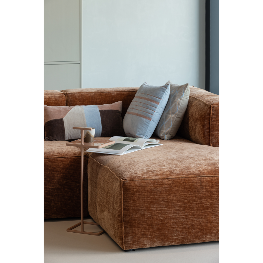 WOOOD Feis Puter Velour Rosa/Natur - Sett med 3