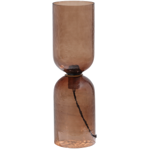 WOOOD Gigi Bordslampa Hamrad Glas 51X15Cm Brun