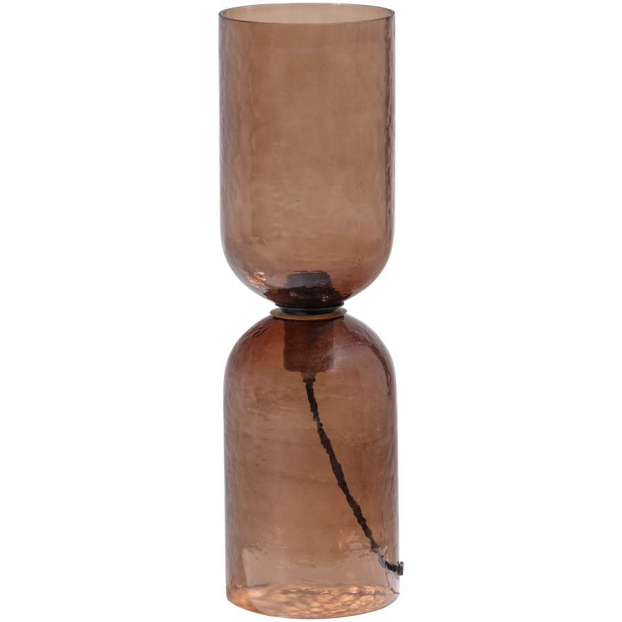 WOOOD Gigi Bordslampa Hamrad Glas 51X15Cm Brun