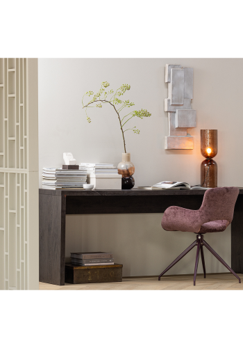 WOOOD Gigi Bordslampa Hamrad Glas 51X15Cm Brun