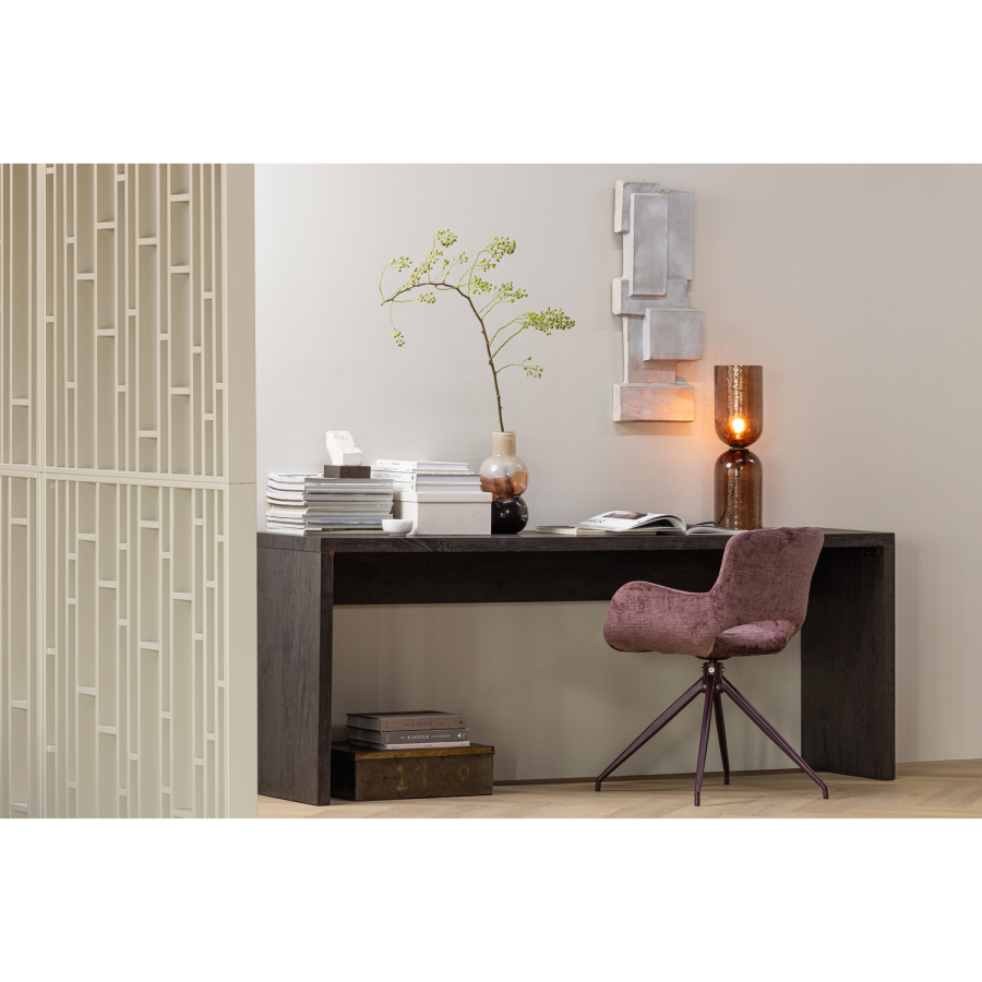 WOOOD Gigi Bordslampa Hamrad Glas 51X15Cm Brun