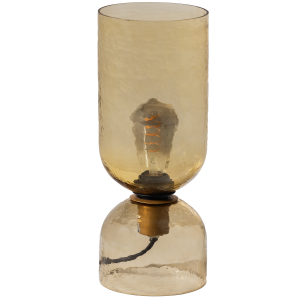 WOOOD Gigi Bordlampa Glas 38X15Cm Naturf�rgad