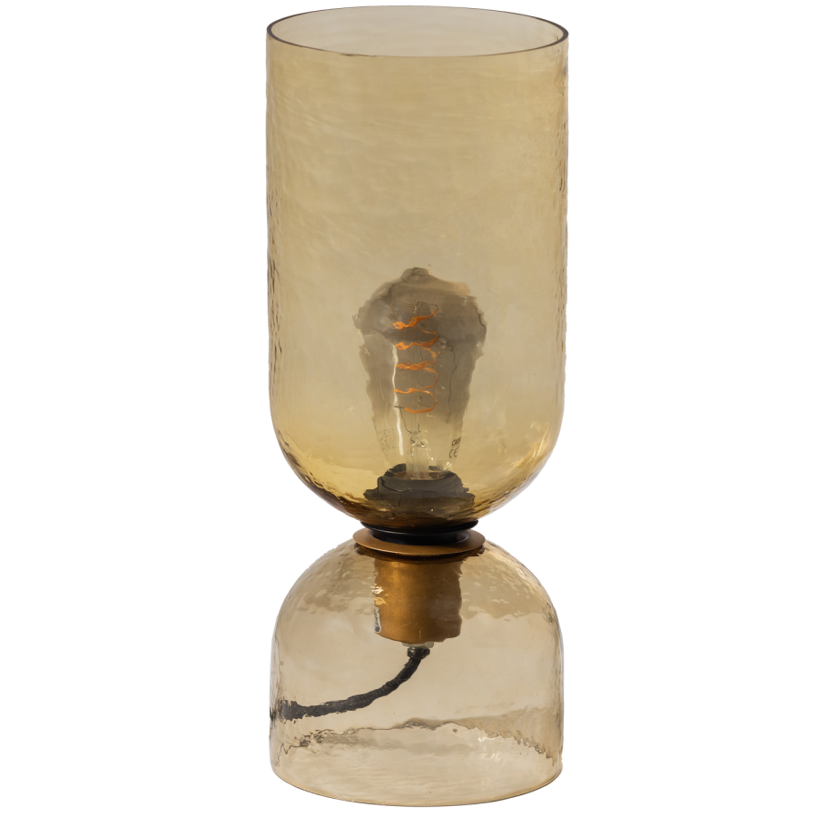 WOOOD Gigi Bordlampa Glas 38X15Cm Naturf�rgad