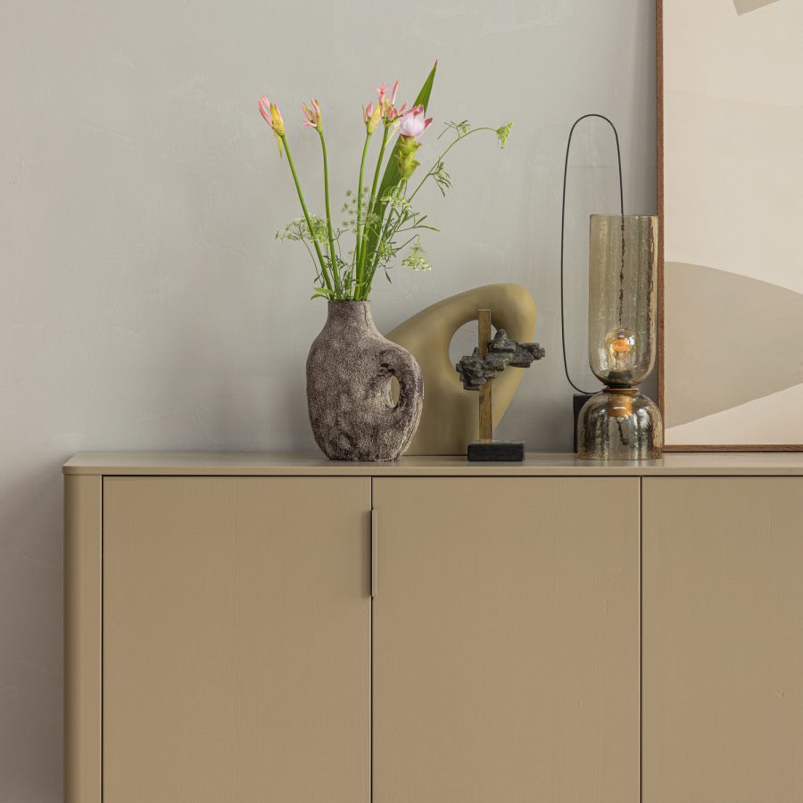 WOOOD Gigi Bordlampa Glas 38X15Cm Naturf�rgad