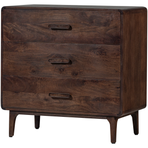 WOOOD Liya Sk�p Med L�dor Mangotr&auml; M&ouml;rkbrun