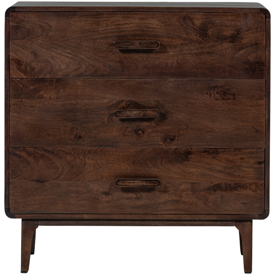 WOOOD Liya skap med skuffer mangotre m�rkebrun