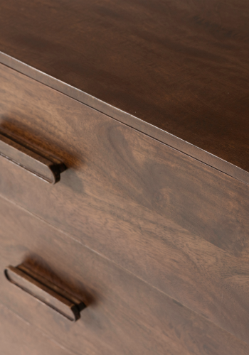 WOOOD Liya skap med skuffer mangotre m�rkebrun