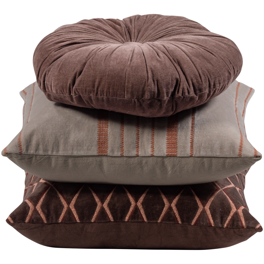 WOOOD Aziz Puter Fl�yel Brun/Naturfarget - Sett med 3