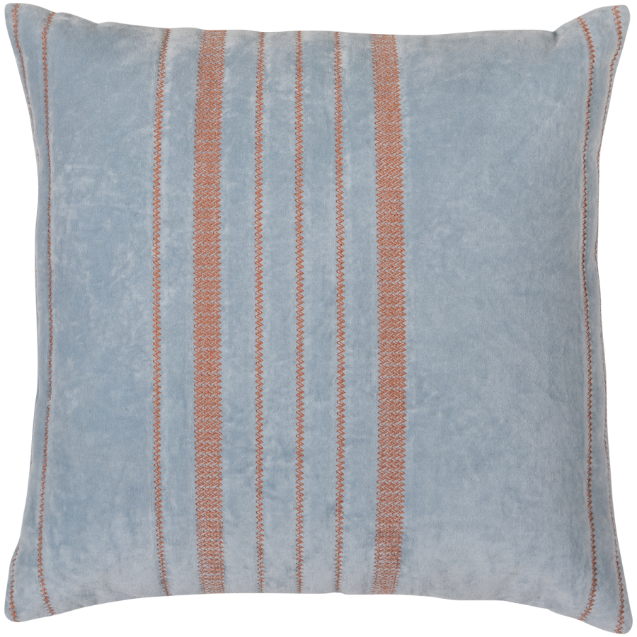 WOOOD Laon Puter Velour Natur/Bl� - Sett med 3