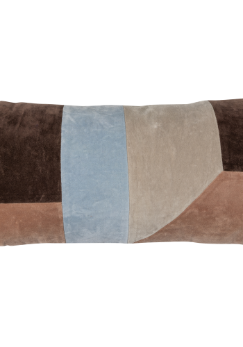 WOOOD Laon Puter Velour Natur/Bl� - Sett med 3