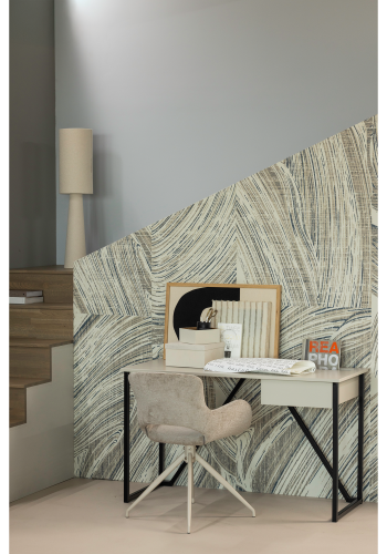 WOOOD Eliva Matstol Struktur Velour Sand - Set om 2