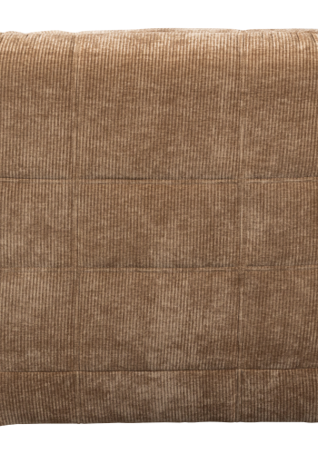 WOOOD Hein elektrisk lenestol vevd ribbestoff lysebrun