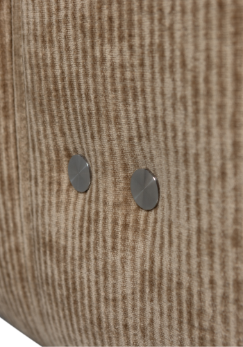 WOOOD Hein elektrisk lenestol vevd ribbestoff lysebrun