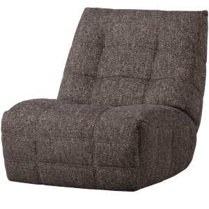 WOOOD Hein elektrisk f�t&ouml;lj antracit/brun melerad