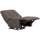 WOOOD Hein elektrisk lenestol antrasitt/brun melert