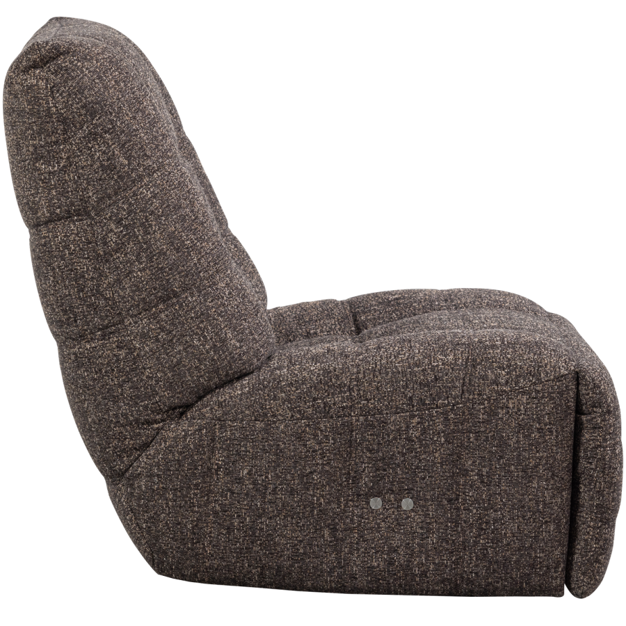 WOOOD Hein elektrisk lenestol antrasitt/brun melert