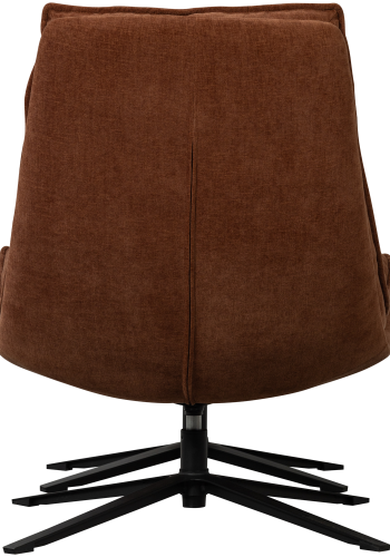 WOOOD Kube svingstol med heklede armlener, brun