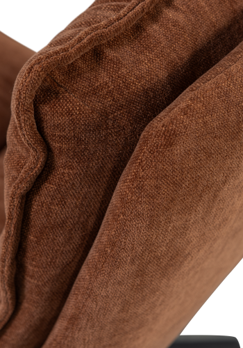 WOOOD Kube svingstol med heklede armlener, brun