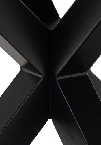 ACT NORDIC Heaven spisebord, rundt - brun Emperador marmor og svart metall (120)