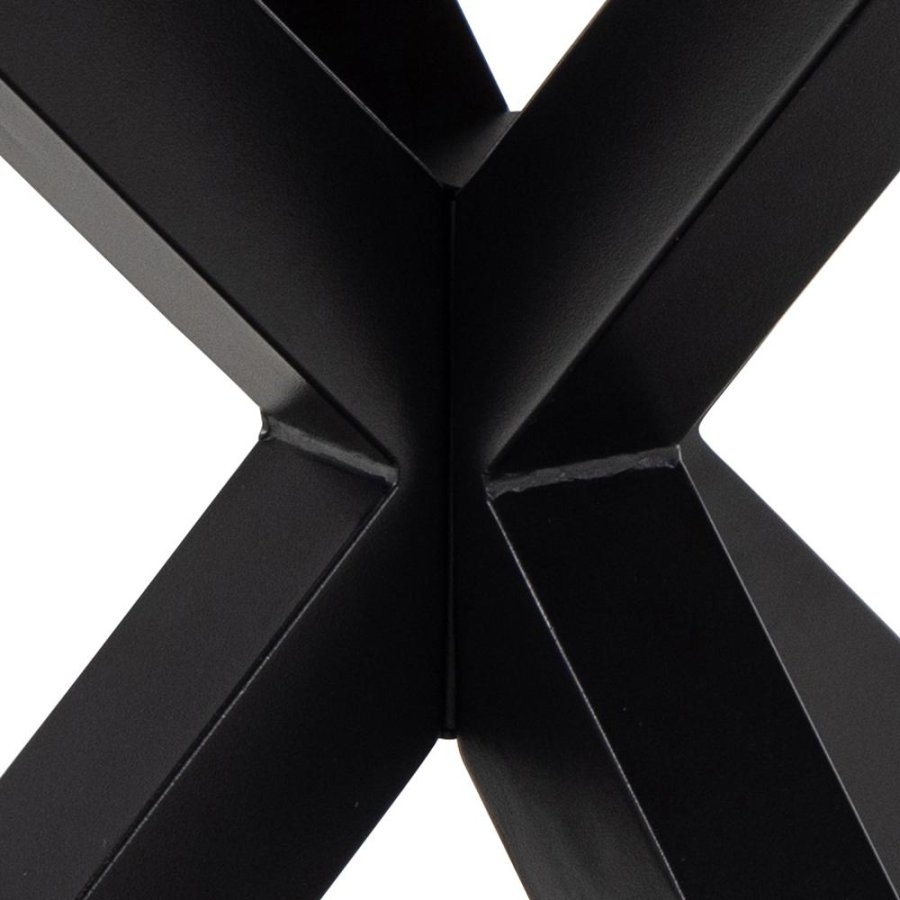 ACT NORDIC Heaven spisebord, rundt - brun Emperador marmor og svart metall (120)