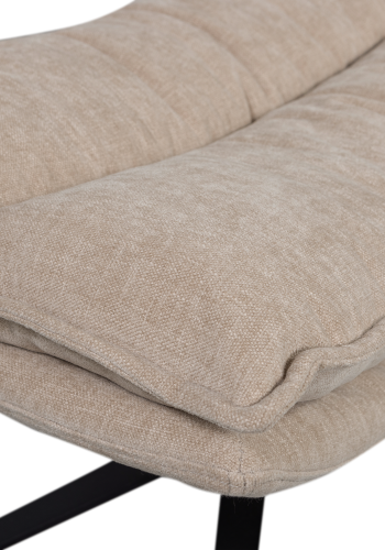 WOOOD Kube svingstol med heklede armlener, natur