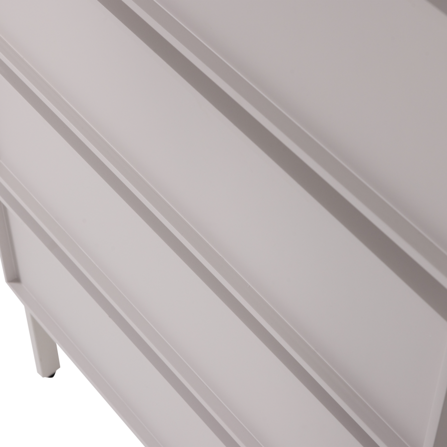 WOOOD Tours Kommode med 6 skuffer, melamin/MDF, sand