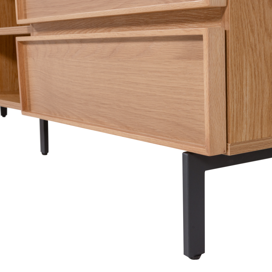 WOOOD Tours TV-skap 180 cm melamin/MDF naturfarget