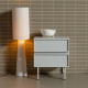 WOOOD Tours kommode/nattbord med 2 skuffer melamin/MDF sand