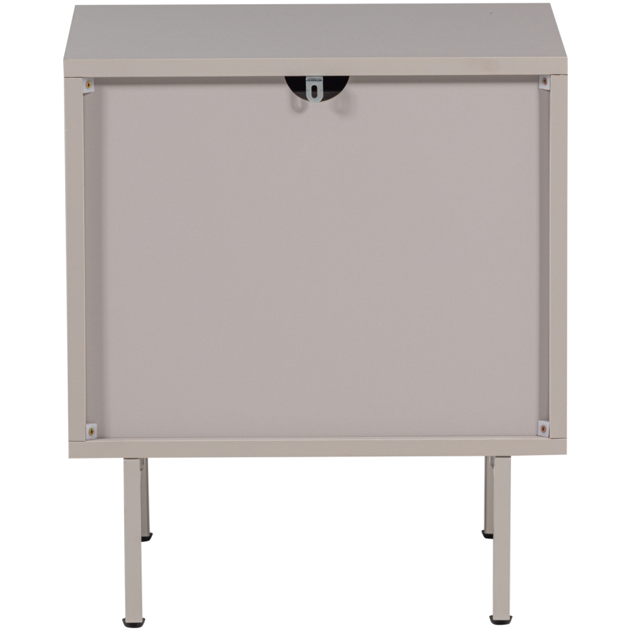 WOOOD Tours kommode/nattbord med 2 skuffer melamin/MDF sand